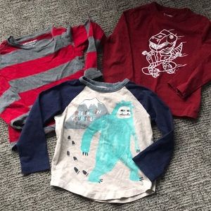 2T long sleeve tee bundle